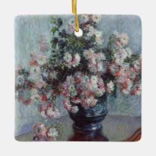 Chrysanthemen Keramikornament