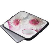 Chrysanthemen Laptopschutzhülle (Vorne Knopf)