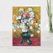 Chrysanthemen | Renoir Karte (Vorderseite)