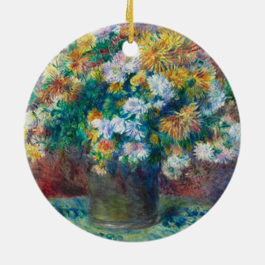 Chrysanthemen | Renoir Keramik Ornament (Hinten)