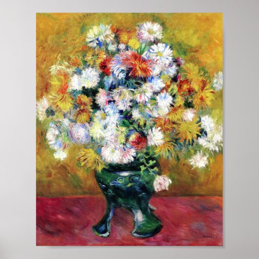 Chrysanthemen | Renoir Poster (Vorne)