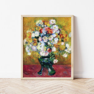 Chrysanthemen   Renoir Poster