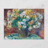 Chrysanthemen | Renoir Postkarte (Vorderseite)