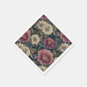 Chrysanthemen Serviette (Ecke)