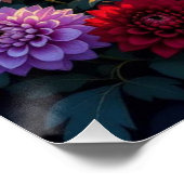 Chrysanthemen-Symbolik Poster (Ecke)