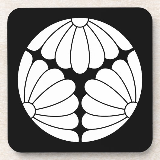 Chrysanthemen Untersetzer (Vorderseite)