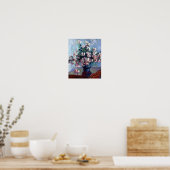 Chrysanthemen von Claude Monet Poster (Küche)