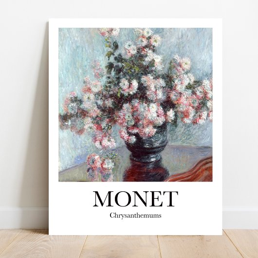 Chrysanthemen von Claude Monet Poster