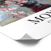 Chrysanthemen von Claude Monet Poster (Ecke)