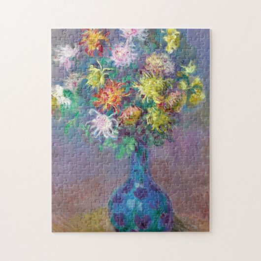 Chrysanthemen von Claude Monet Puzzle (Vertikal)