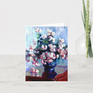 Chrysanthemen von Claude Money Notecard Karte