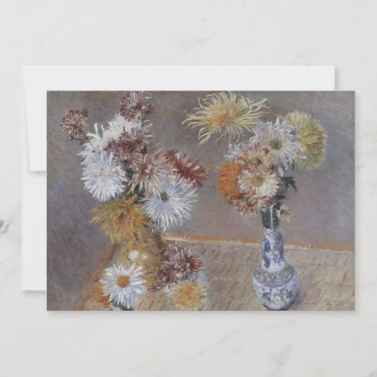 Chrysanthemen von Gustave Caillebotte (Vorderseite)