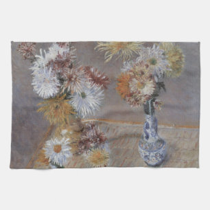 Chrysanthemen von Gustave Caillebotte Geschirrtuch