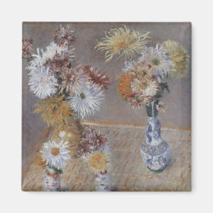 Chrysanthemen von Gustave Caillebotte Magnet