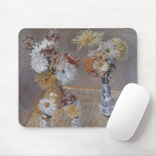 Chrysanthemen von Gustave Caillebotte Mousepad (Mit Mouse)