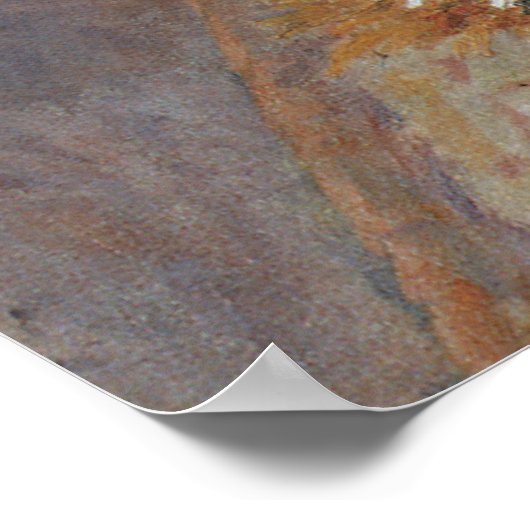 Chrysanthemen von Gustave Caillebotte Poster (Ecke)