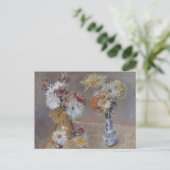 Chrysanthemen von Gustave Caillebotte Postkarte (Stehend Vorderseite)
