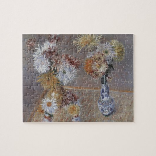Chrysanthemen von Gustave Caillebotte Puzzle (Horizontal)