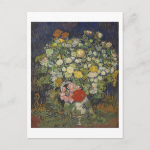 Chrysanthemen & Wilde Blumen Van Gogh Fine Art Postkarte