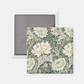 Chrysanthemen, William Morris Magnet (Vorderseite/Rückseite)