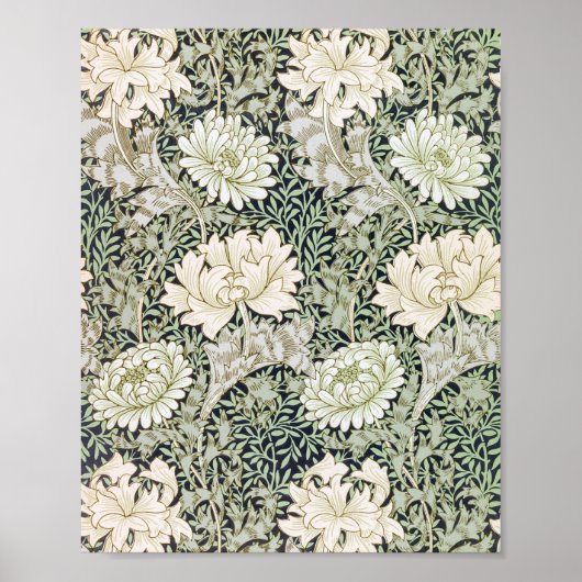 Chrysanthemen, William Morris Poster (Vorne)