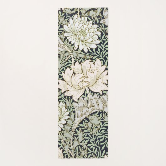 Chrysanthemen, William Morris Yogamatte (Rückseite)