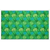 Chrysanthemen Williams Morris, Limones Grün u. Stoff (Fat Quarter (45,7 x 55,9 cm))