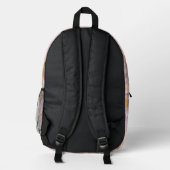Chrysanthemenblüte Bedruckter Rucksack (Rückseite)