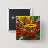 Chrysanthemenblüte Button (Vorne & Hinten)