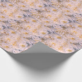 Chrysanthemenblüte Geschenkpapier (Ecke)