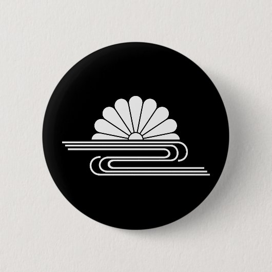 Chrysanthemenwasser Button (Vorderseite)