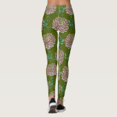 Chrysanthemenwirbel Leggings (Rückseite)