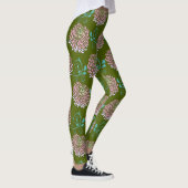 Chrysanthemenwirbel Leggings (Rechts)