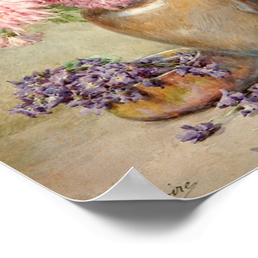 Chrysanthèmes Poster (Ecke)