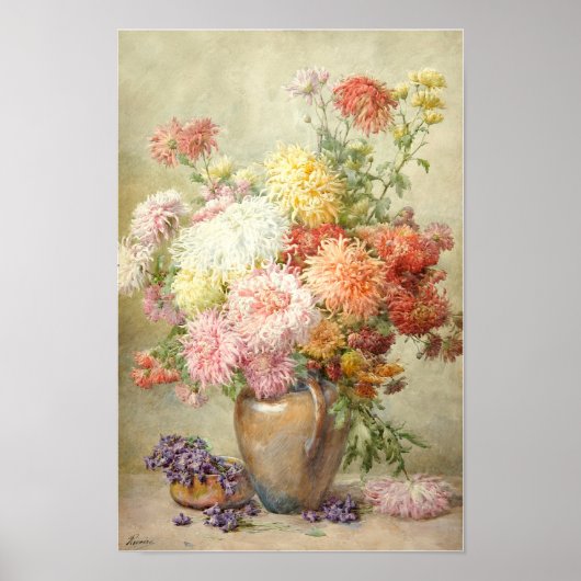 Chrysanthèmes Poster (Vorne)