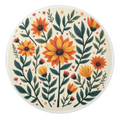 Chrysanthemu Keramikknauf (Vorderseite)