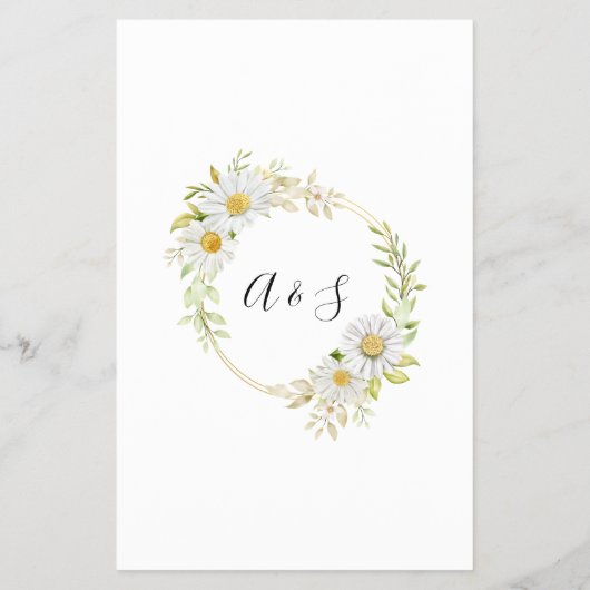 Chrysanthemu Over oder Under Brautparty Spielkarte Flyer (Hinten)