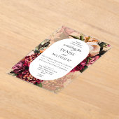 Chrysanthemum Acryleinladungen (Ablage )