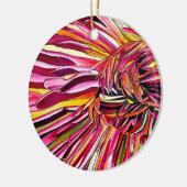 Chrysanthemum Aquarellkunst Blume Keramik Ornament (Links)