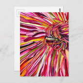 Chrysanthemum Aquarellkunst Blume Postkarte (Vorne/Hinten)