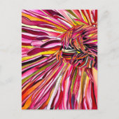 Chrysanthemum Aquarellkunst Blume Postkarte (Vorderseite)