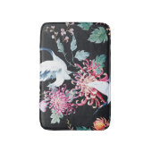 Chrysanthemum Aquarellmuster Badematte (Vorderseite Vertikal)