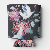 Chrysanthemum Aquarellmuster Dosenkühler (Rückseite)