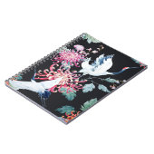 Chrysanthemum Aquarellmuster Notizblock (Linke Seite)