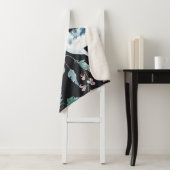 Chrysanthemum Aquarellmuster Sherpadecke (Beispiel)
