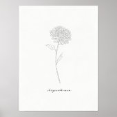 Chrysanthemum Art Print Poster (Vorne)