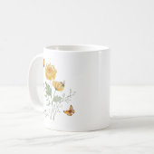 Chrysanthemum Birth Month Flower Kaffeetasse (Vorderseite Links)