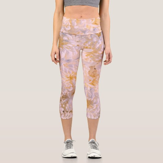 chrysanthemum bloom capri leggings (Vorderseite)