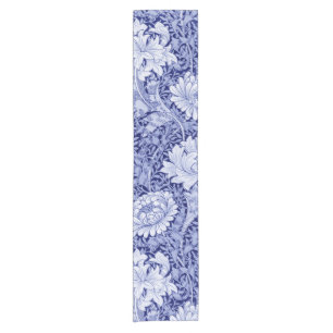 Chrysanthemum Blue, William Morris Kurzer Tischläufer