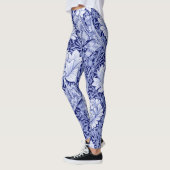 Chrysanthemum Blue, William Morris Leggings (Links)